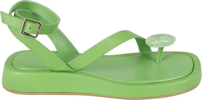 GIA BORGHINI X RHW Rosie Slip-On Sandals