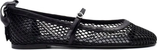 GIA BORGHINI X The Garment Grete Mesh Ballerina Flat Shoes
