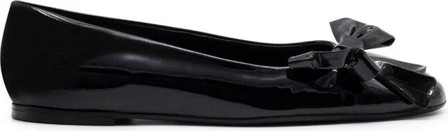 GIA BORGHINI X The Garment Nanna Patent Ballerina Shoes