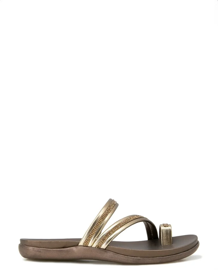 Gia Crystal Strap Slide Sandal - Image 5