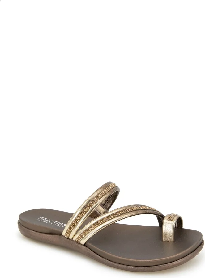 Gia Crystal Strap Slide Sandal