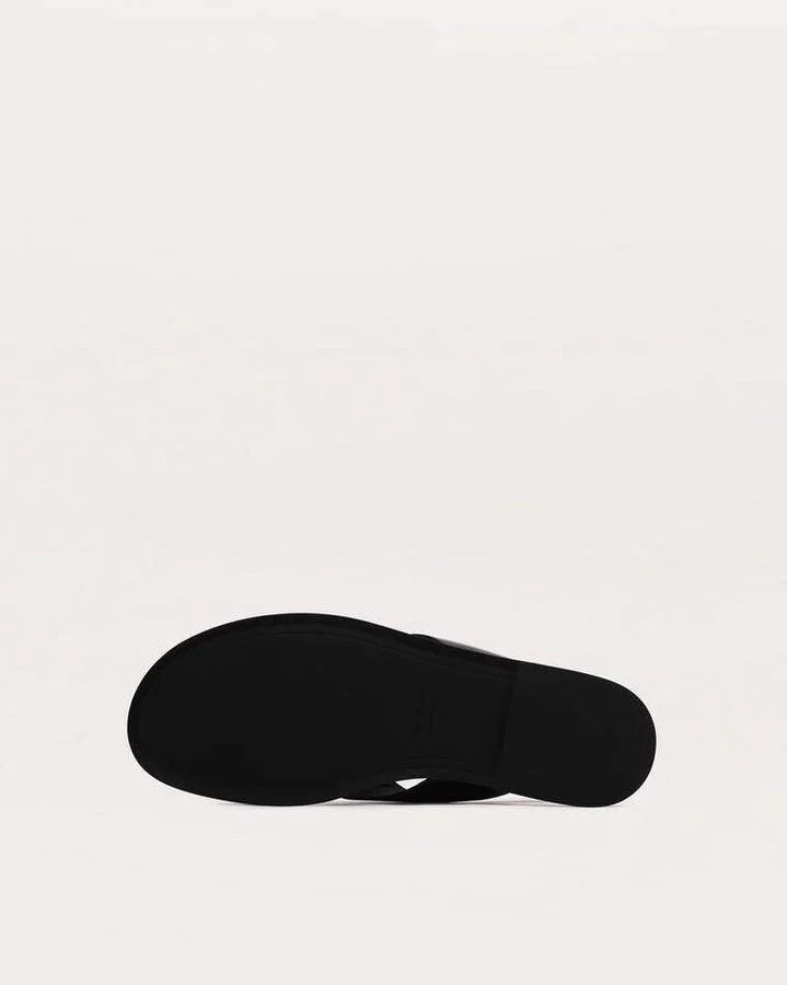 Gia Leather Crossover Sandals - Image 5