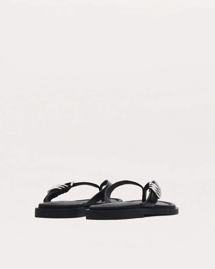 Gia Leather Flip Flops - Image 3