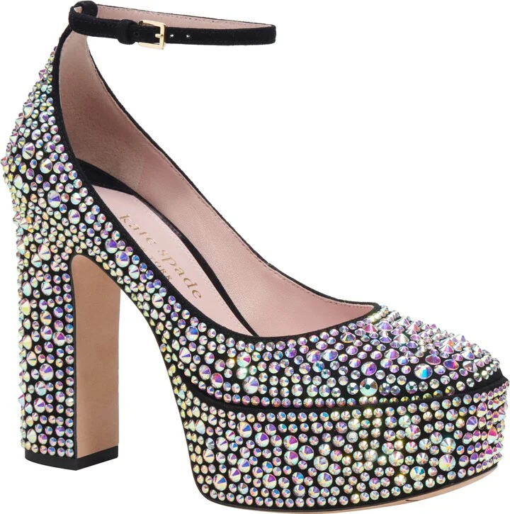 Gia Pavé Platform Pump
