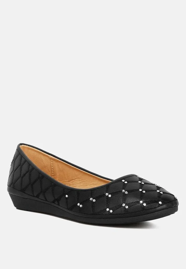 Gia Rhinestone Embellished Women'S Ballerinas - Image 4