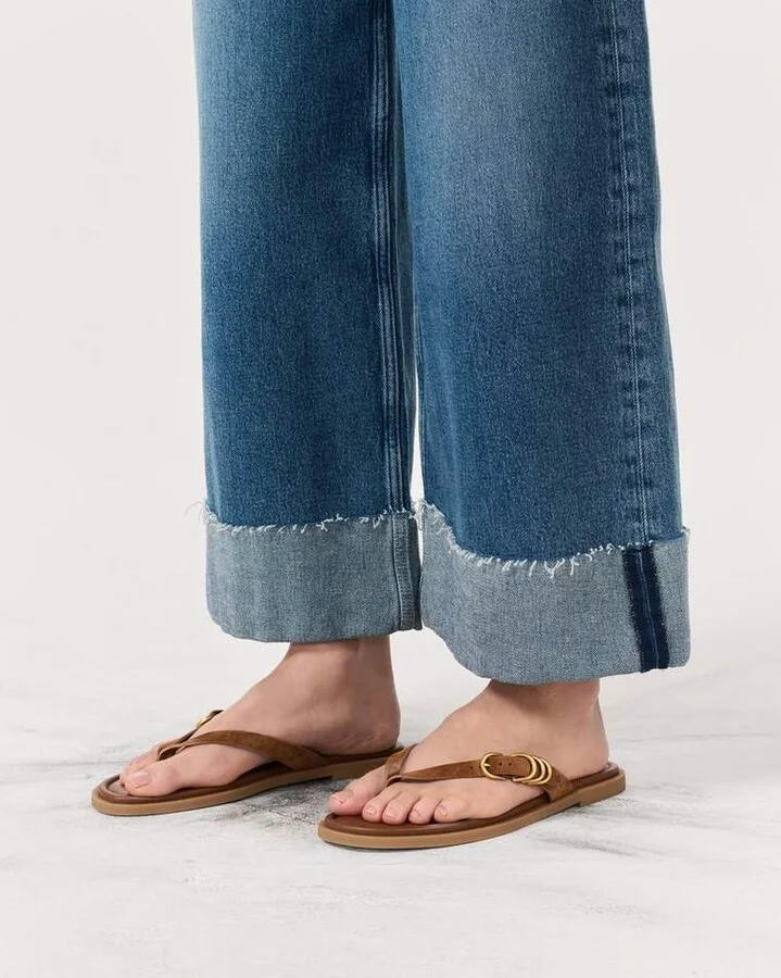 Gia Suede Flip Flops - Image 2