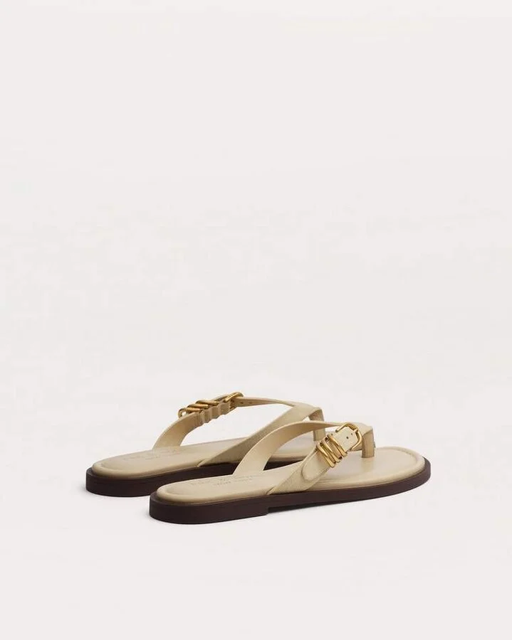 Gia Suede Flip Flops - Image 8