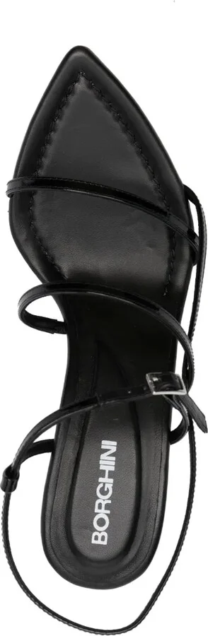Gia26 70mm leather sandals - Image 4