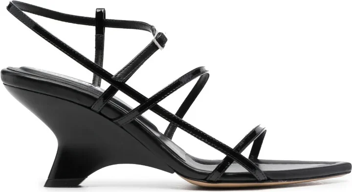 Gia26 70mm leather sandals