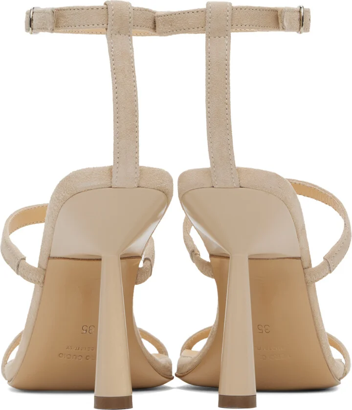 GIABORGHINI Beige Adaline Heeled Sandals - Image 2