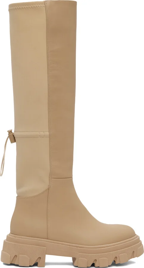 GIABORGHINI Beige Gia 12 Boots