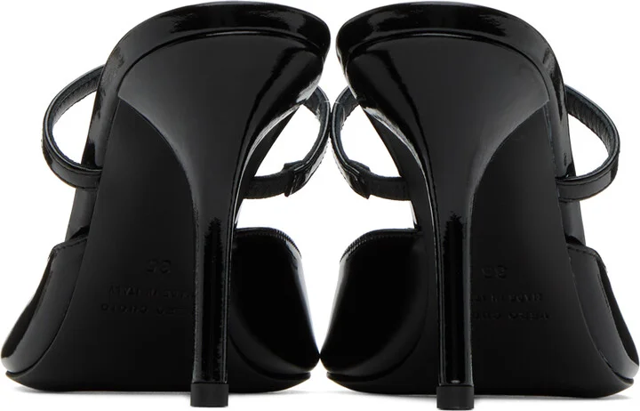GIABORGHINI Black Aimeline Heeled Sandals - Image 2