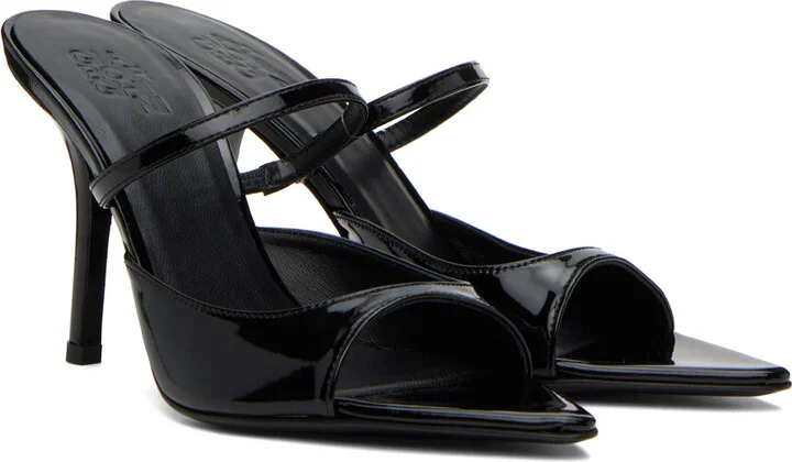 GIABORGHINI Black Aimeline Heeled Sandals - Image 4