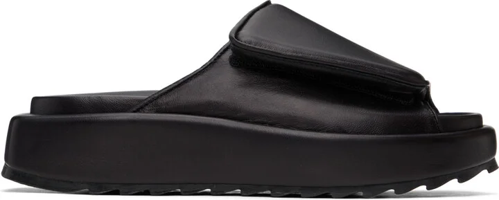 GIABORGHINI Black Gia 1 Sandals