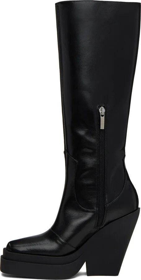 GIABORGHINI Black Gia 14 Boots - Image 3