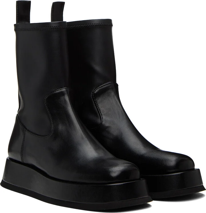 GIABORGHINI Black Rosie Huntington-Whiteley Edition Rosie 11 Boots - Image 4