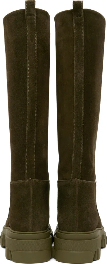 GIABORGHINI Khaki Perni 07 Mid-Calf Boots - Image 2