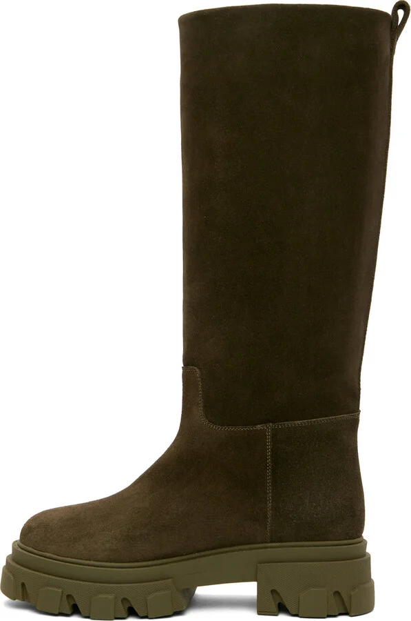 GIABORGHINI Khaki Perni 07 Mid-Calf Boots - Image 3