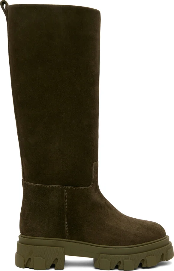GIABORGHINI Khaki Perni 07 Mid-Calf Boots