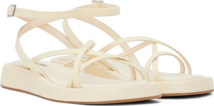 GIABORGHINI Off-White Rosie 16 Sandals - Image 4