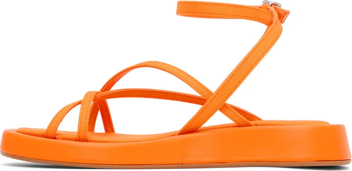 GIABORGHINI Orange Rosie 16 Sandals - Image 3