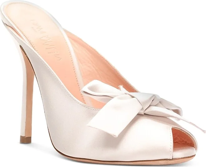 Giambattista Valli Women's Bow Peep Toe Mules