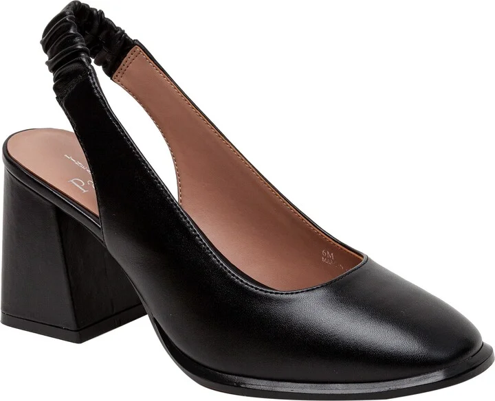 Giana Block Heel Slingback Pump