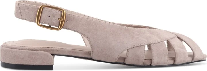 Giani Bernini Women's Essie Fisherman Peep Toe Slingback Flat Sandals, Created for Macy's - Image 5