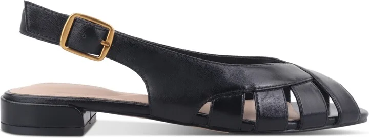 Giani Bernini Women's Essie Fisherman Peep Toe Slingback Flat Sandals, Created for Macy's - Image 11