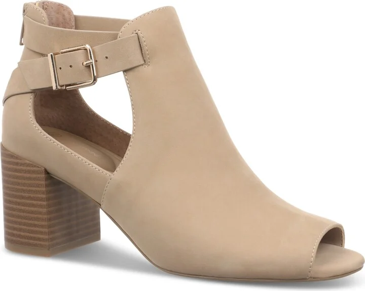 Giani Bernini Women's Gaell Block Heel Peep Toe Shooties, Created for Macy's