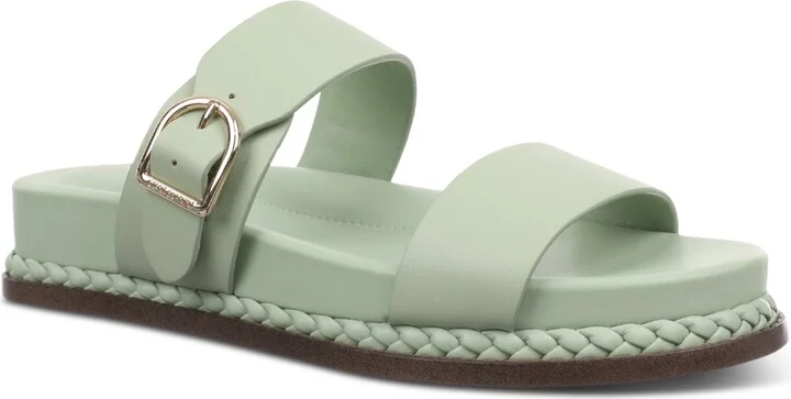 Giani Bernini Women's Gianaa Memory Foam Double Band Footbed Sandals, Created for Macy's