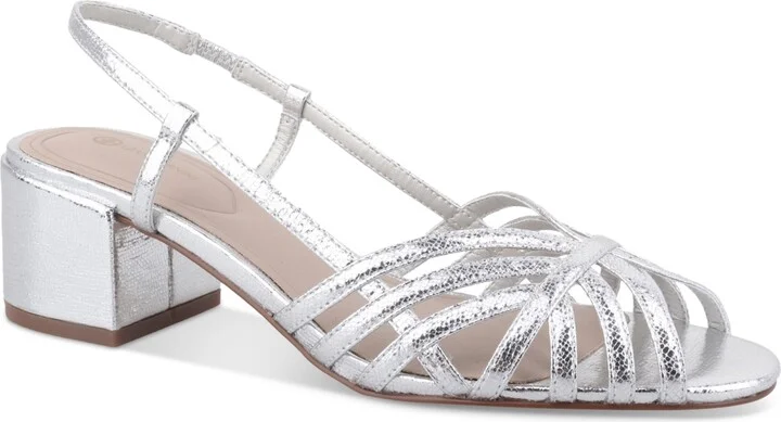 Giani Bernini Women's Myrahh Cagey Slingback Block Heel Dress Sandals, Created for Macy's