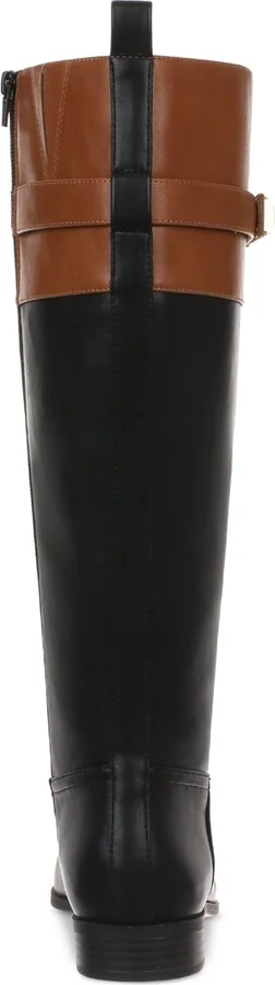 Giani Bernini Women's Taharahh Memory Foam Knee High Riding Boots, Created for Macy's - Black / Brown Smooth - Image 3