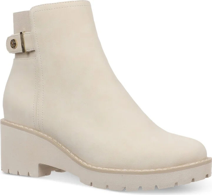 Giani Bernini Women's Vedaa Memory Foam Wedge Booties, Created for Macy's