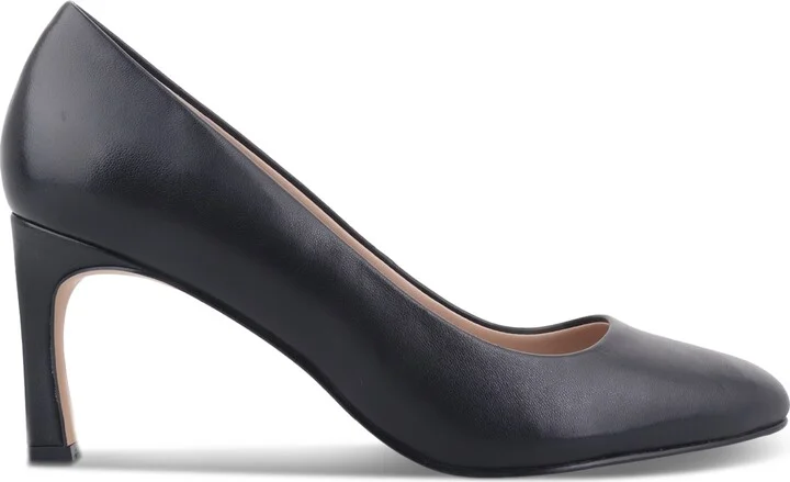 Giani Bernini Women's Verronica Almond Toe Leather Pumps, Created for Macy's - Image 3