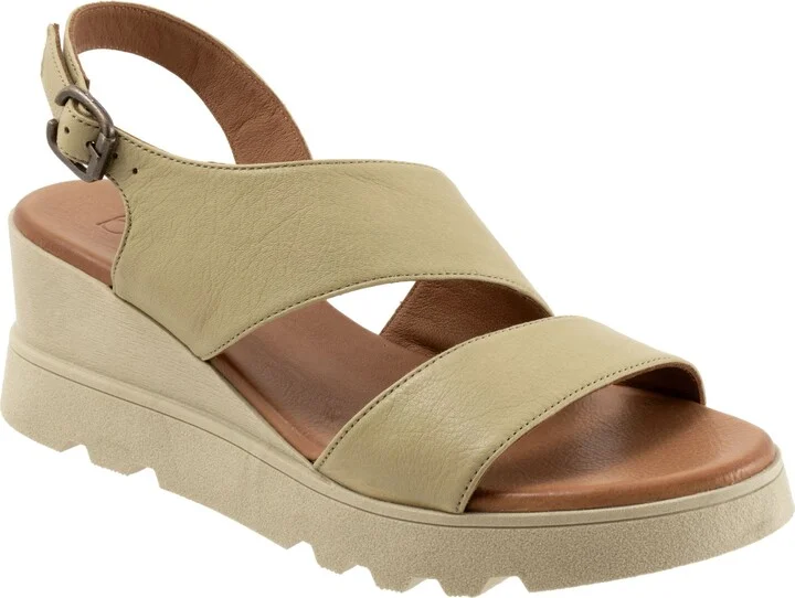 Gianna Slingback Platform Wedge Sandal