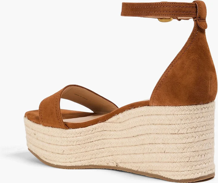 Gianna suede espadrille wedge sandals - Image 3