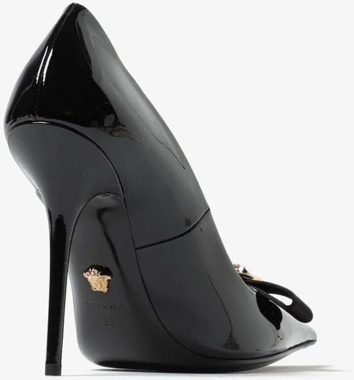 Gianni 120 Ribbon Pumps in Patent Leather - Image 2