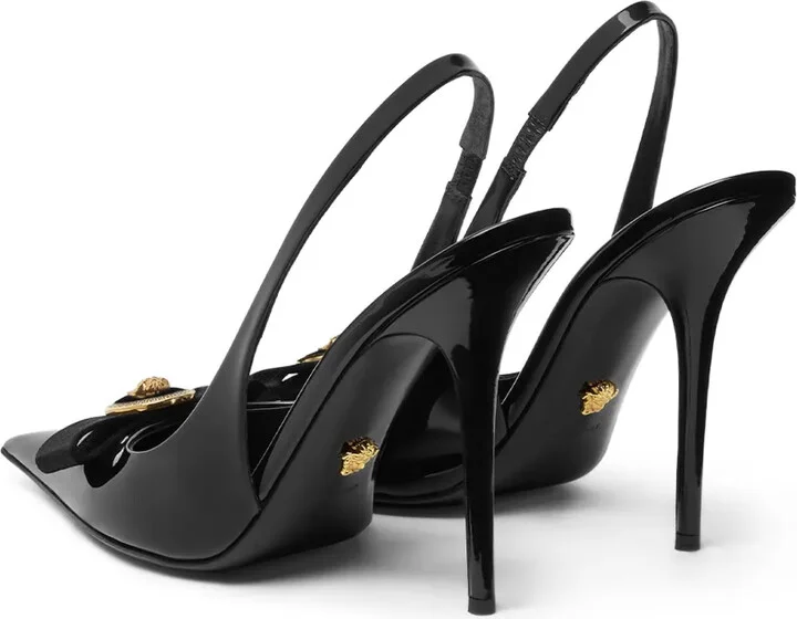 Gianni 120mm leather pumps - Image 3
