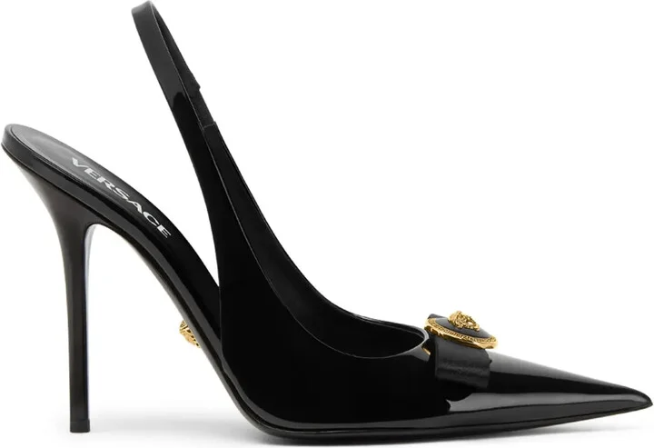 Gianni 120mm leather pumps