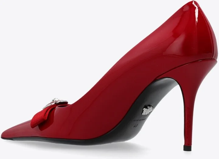Gianni 85 Patent Leather Pumps - Image 2