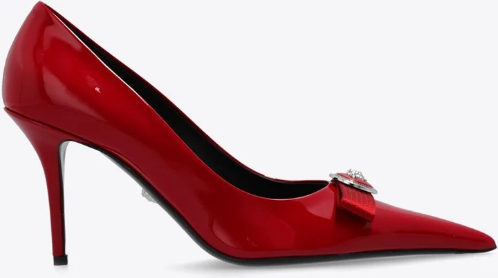 Gianni 85 Patent Leather Pumps