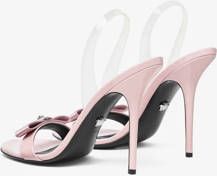 Gianni Ribbon 110 Patent Leather Sandals - Image 2