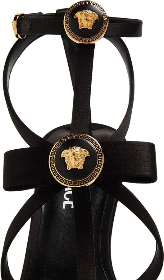 Gianni Ribbon 110mm satin sandals - Image 2