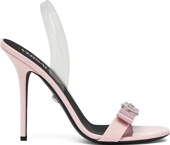 Gianni Ribbon 110mm slingback sandals