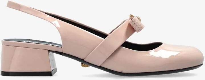 Gianni Ribbon 35 Slingback Pumps in Patent Leather