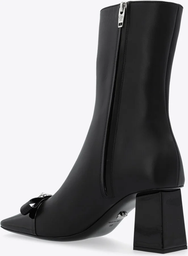 Gianni Ribbon 70 Calf Leather Ankle Boots - Image 2