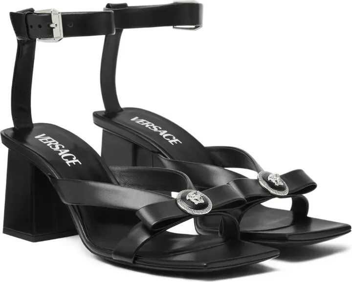 Gianni Ribbon 70mm leather sandals - Image 2