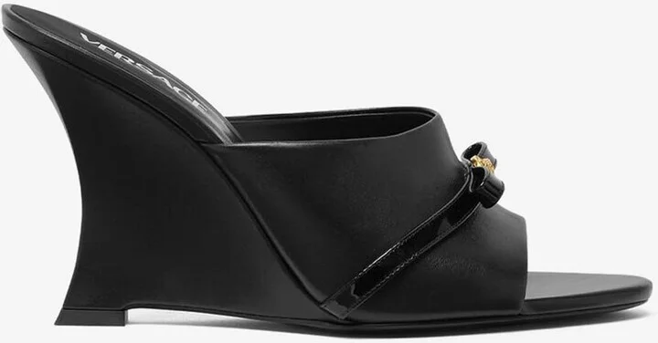 Gianni Ribbon 95 Wedge Mules