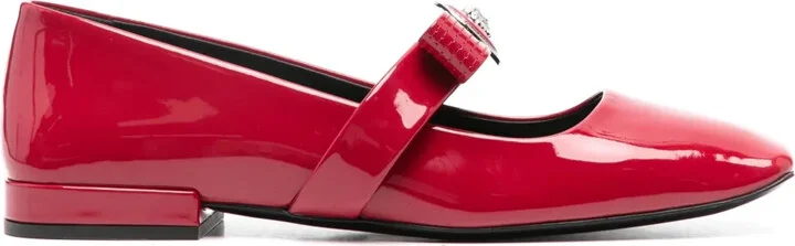 Gianni Ribbon ballerina shoes